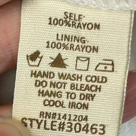 NWT Hem & Thread Women's Medium Tiered Floral Skirt Mustard 100% Rayon Lined NEW - Picture 5 of 8